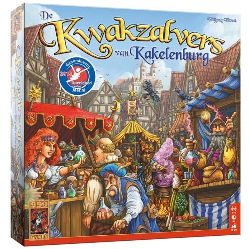 999 Games De Kwakzalvers Van Kakelenburg Board Game Stratégie