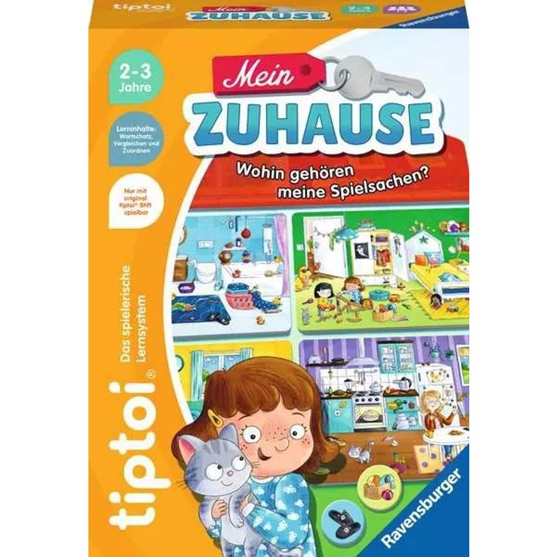 Ravensburger Tiptoi 00196 Jeu De Société Mein Zuhause 10 Min Éducatif