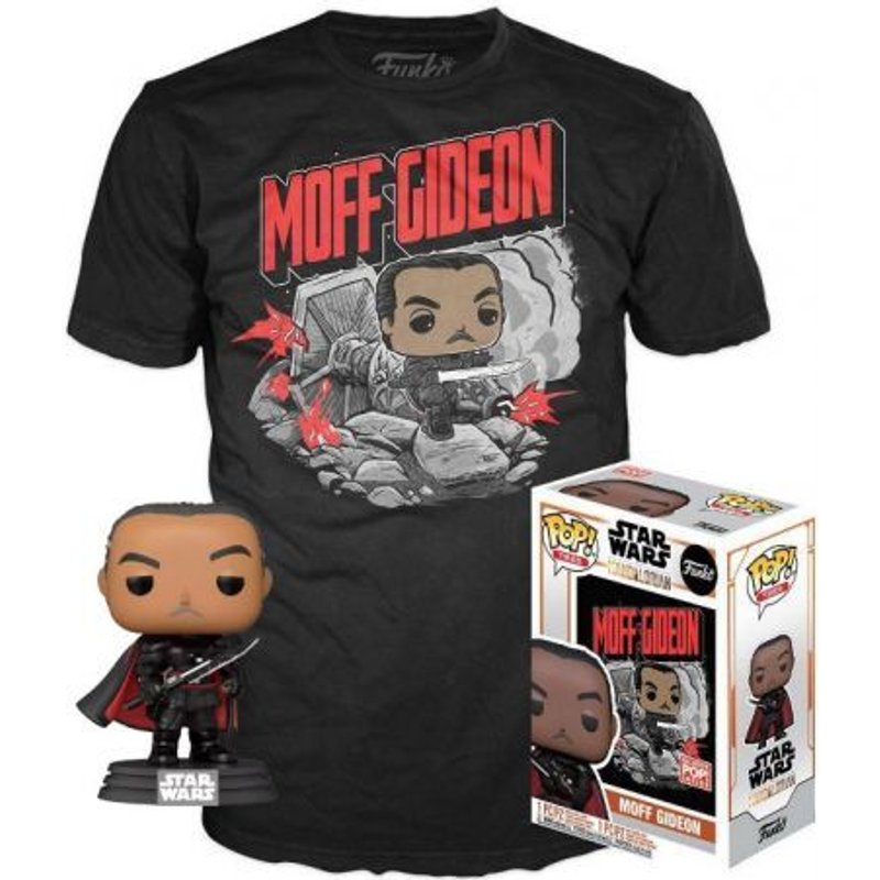 The Mandalorian - Booble Head Pop N°Xx - Moff Gideon + T-Shirt (L)