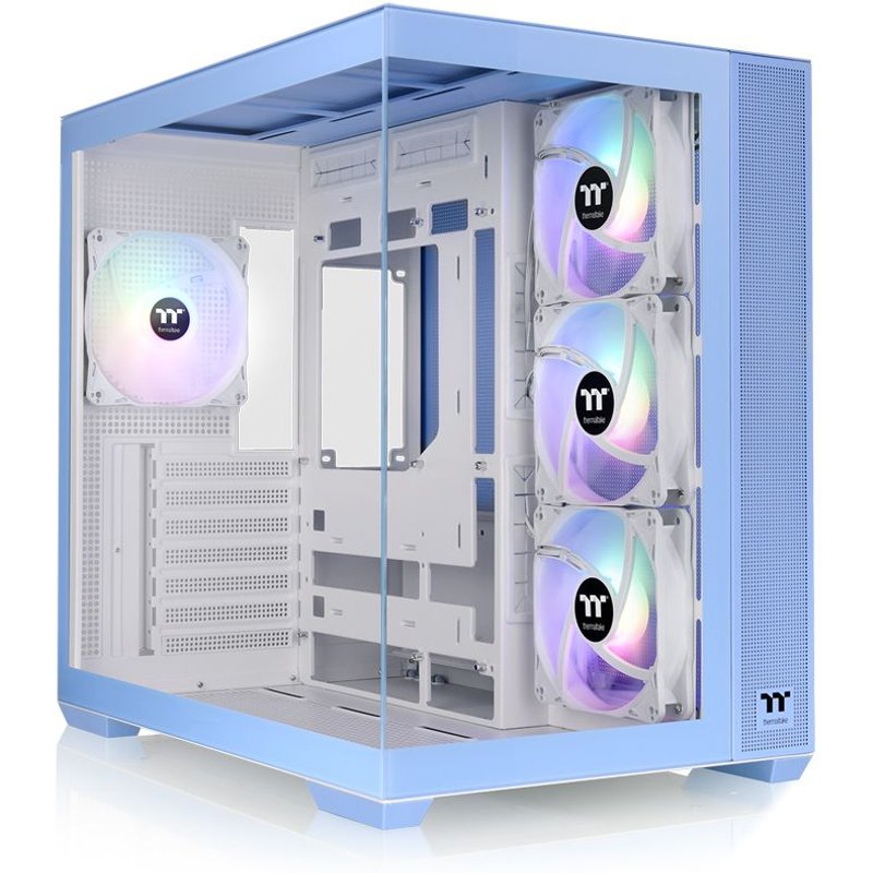 Thermaltake View 380 TG ARGB Hydrangea Blue - Boîtier moyen tour - Bleu clair - RGB - Fenêtre