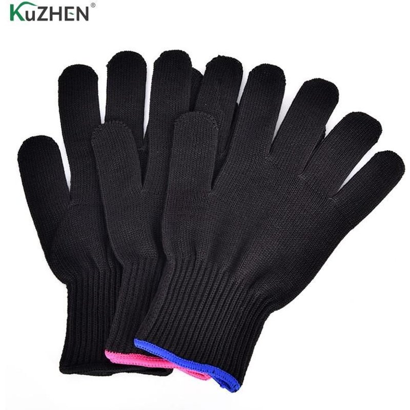 Gants de sécurité résistants à la chaleur, pour la protection des cheveux, pour le fer à friser, pour le travail