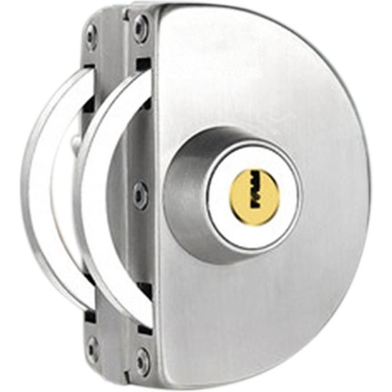 Vitrine En Verre/Vitrine Serrures En Acier Inoxydable Double Porte Pas Besoin De Perçage Facile À Installer H