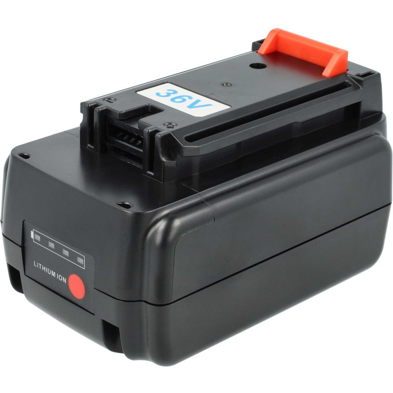 vhbw 1x Batterie compatible avec Black & Decker GTC3655PCLB, GTC3655L, GWC3600L20, GWC3600L, GTC3655L20 outil électrique (3000 mAh, Li-ion, 36 V)