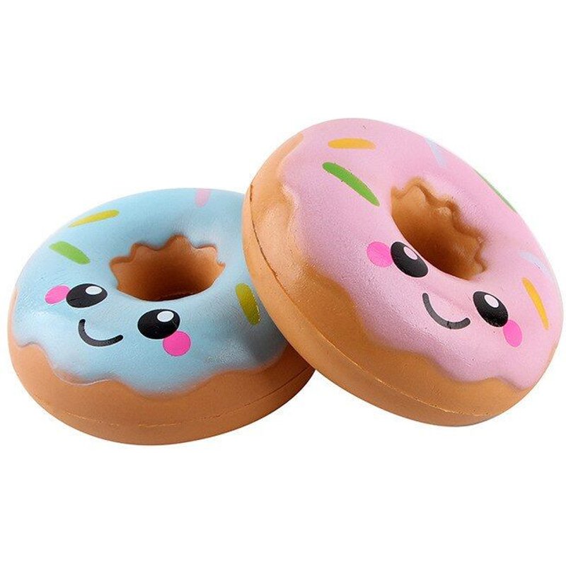 Squishy Parfumé Crème De Beignet, Jouets Doux Anti-Stress À Pression Lente, Gadgets Amusants Kawaii