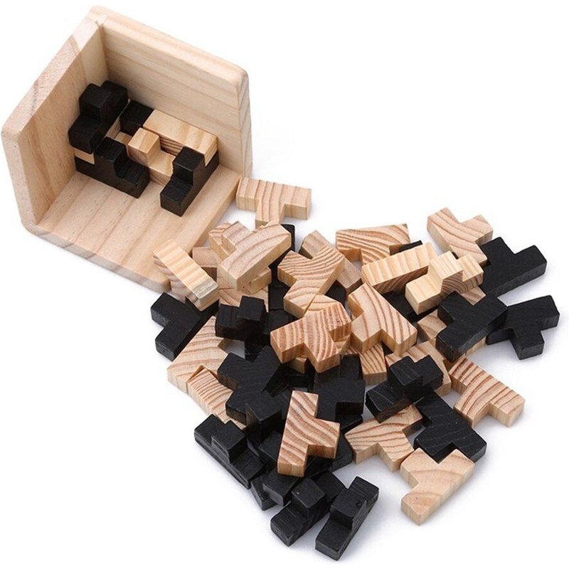 Cube Classique Éducatif À Assembler, Jouet Amusant Magique Montessori, Interactif Pour La Pensée Logique, Formation