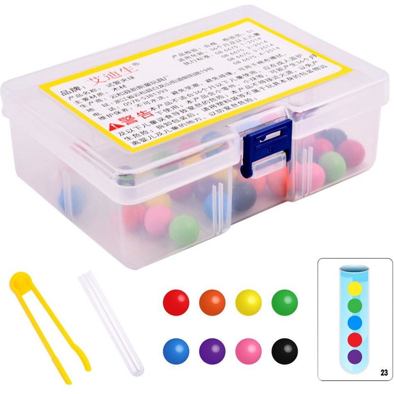 Pince À Perles En Bois, Jouet Éducatif Préscolaire Pour Enfants