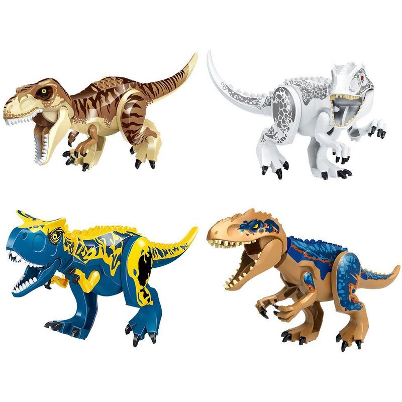 Blocs De Construction De Dinosaures, Jouets Pour Enfants, Briques À Assembler, Modèles De Figurines