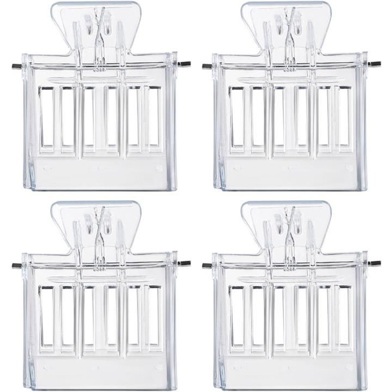 4 Pièces De Clips En Plastique Transparent Pour Apiculture, Jouet Amusant Et Éducatif Pour Enfants En Plein Air