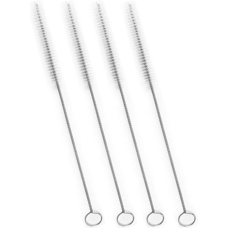 Brosse de nettoyage de Tube de verre, brosse de nettoyage de Tube de verre d'aspiration de cheveux doux en acier inoxydable 1 pièce outils réservoir de poisson brosse de nettoyage de bouteille de pail