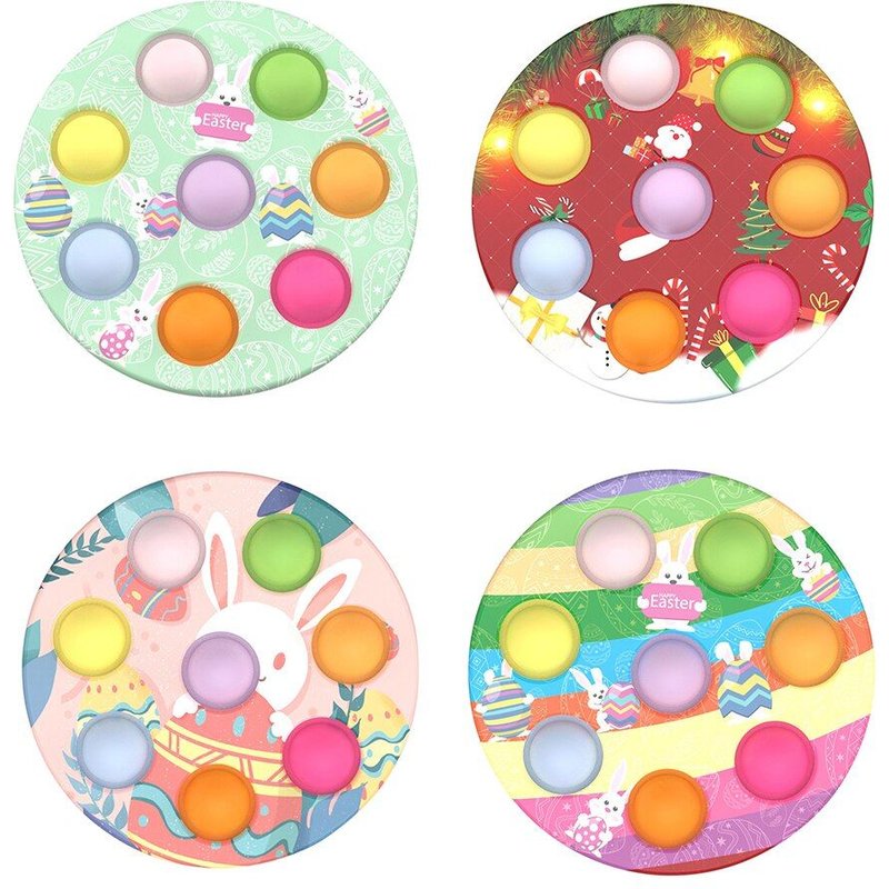 Planche De Compression Pour Les Doigts, Nouveau Jouet Anti-Stress, Spinner À Fossettes, Simple, Anti-Stress