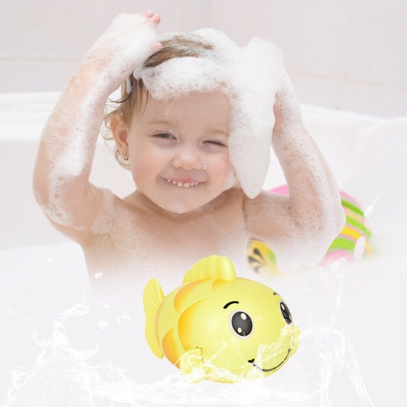 Jouets De Bain Pour Enfants, Poisson Flottant, Accessoire De Salle De Bain Pour La Coordination ¿Il-Main, Jouet De Plage Interactif À Pulvérisation D'eau