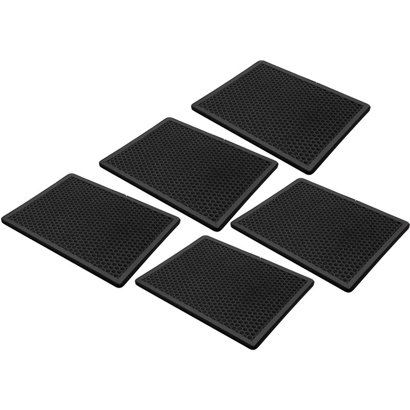 vhbw 5x Filtres à charbon actif remplacement pour Philips FY2420/30 pour purificateur d'air - Filtre à air, noir