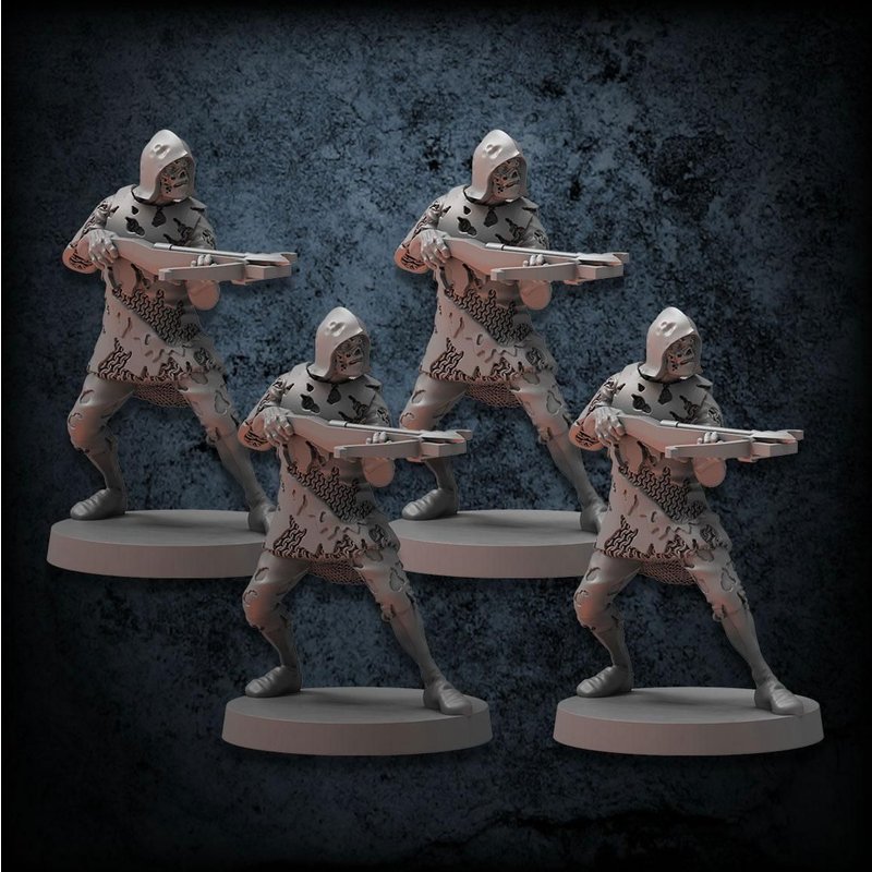 Dark Souls - Miniatures Jeu De Plateau The Board Game Hollow Crossbowmen