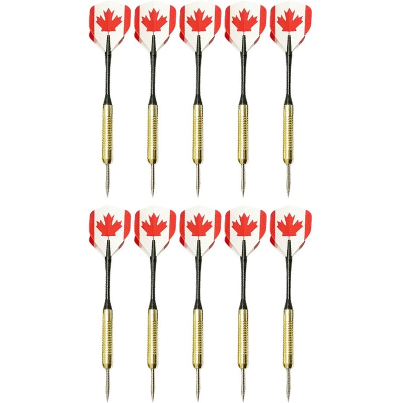 10 pièces/ensemble de fléchettes professionnelles en acier à pointe aiguille, pointe de fléchette volante, manche de sport, fléchettes en acier, visée intérieure