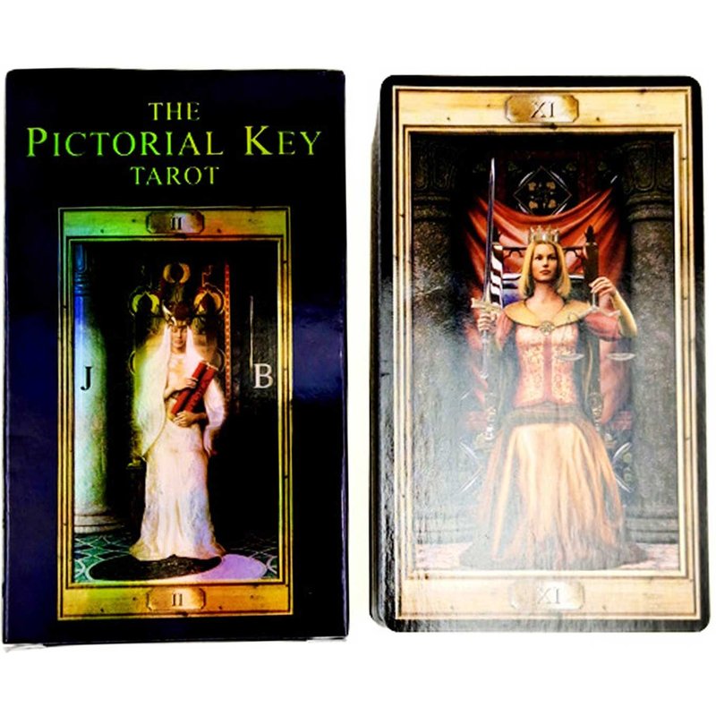 Jeu De Cartes De Tarot Anglais, Avec Guide Électronique, Classique, Avec Les Clés Et Les Oraces, Idéal Pour Une Fête En Famille