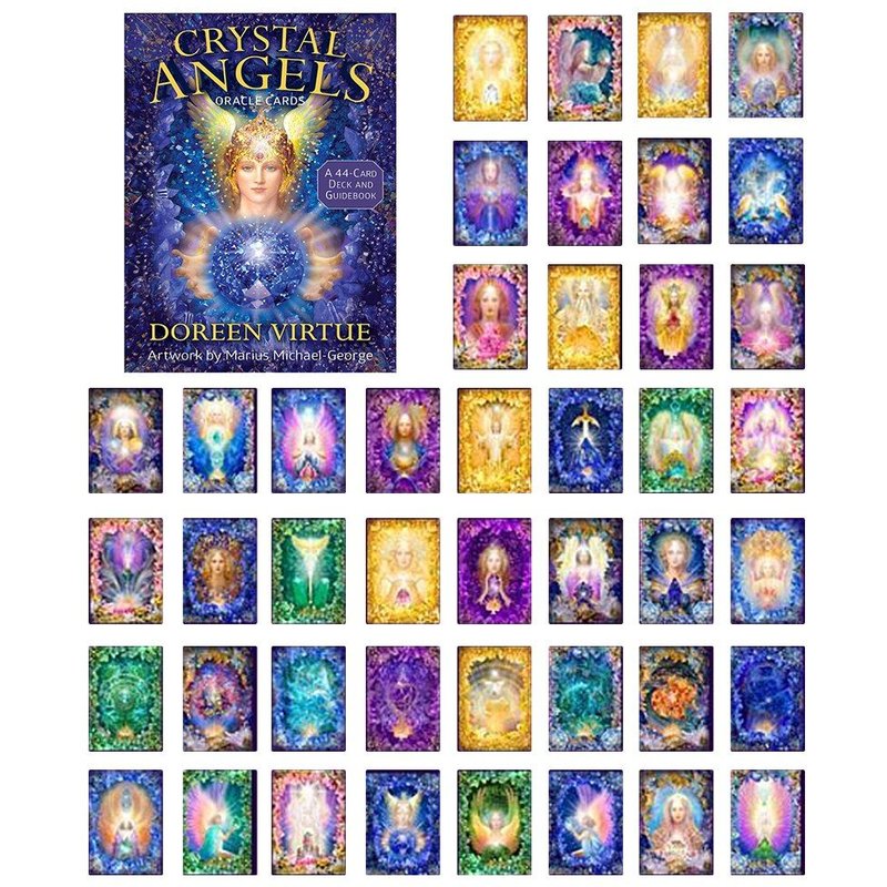 Jeux De Société Durables, 44 Pièces, Ange En Cristal, Oracle, Belle Peinture, Tarot, Divertissement De Fête En Famille, Haute Qualité