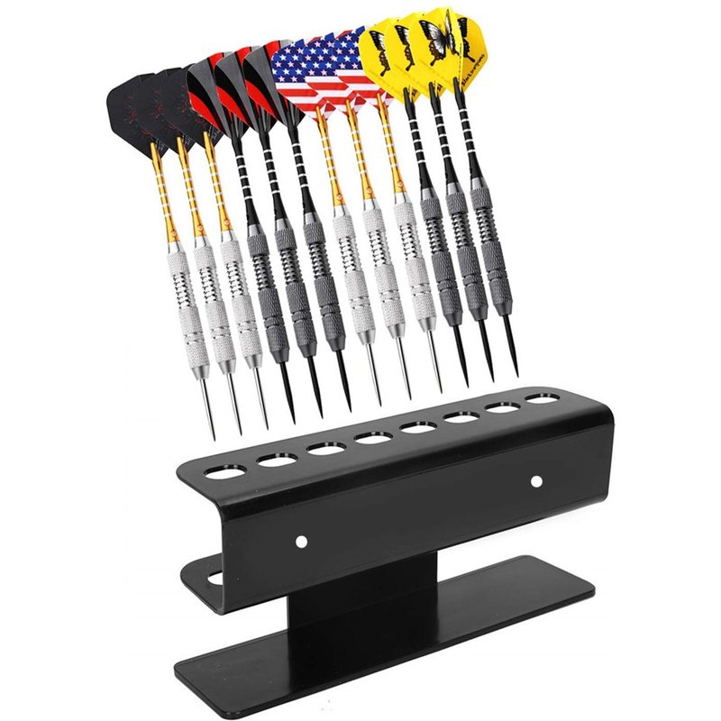 Support de fléchettes en acrylique antidérapant pour l'entraînement physique, présentoir mural de 8 fléchettes avec un Film de protection pour éviter les rayures