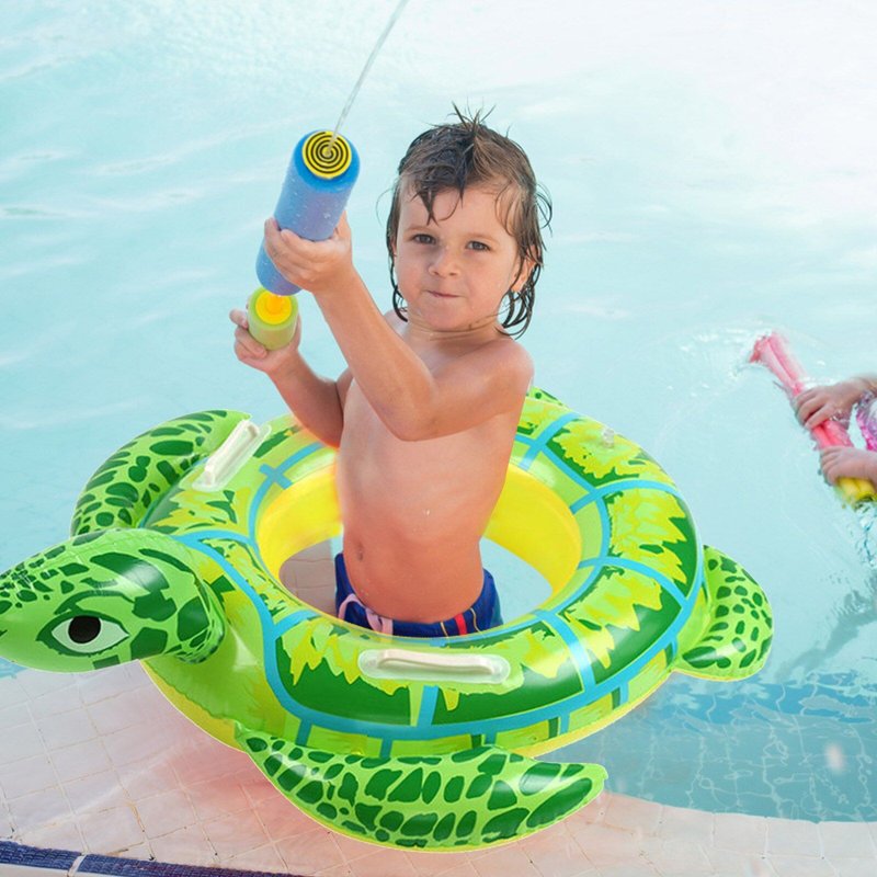 Anneau De Natation Pour Enfants, Pour Piscine D'été, Dessin Animé, Crocodile, Tortue, Flotteur D'eau, Jouets Amusants, Accessoires