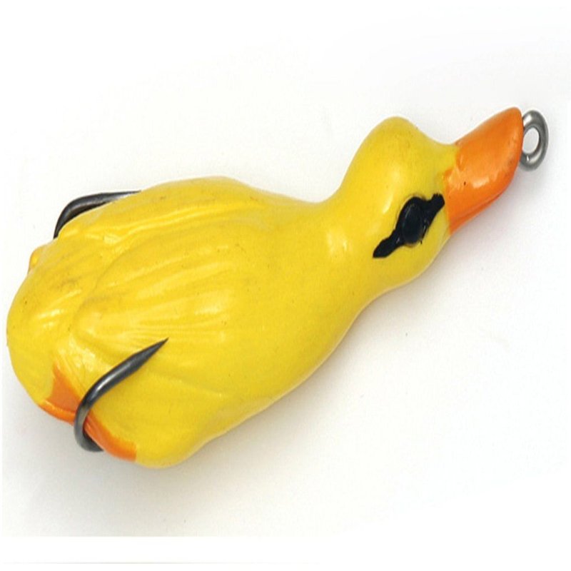 Appât Pour Jouer Au Canard, Appât Pour La Route, Noir, Jaune, 22g, Nouveau
