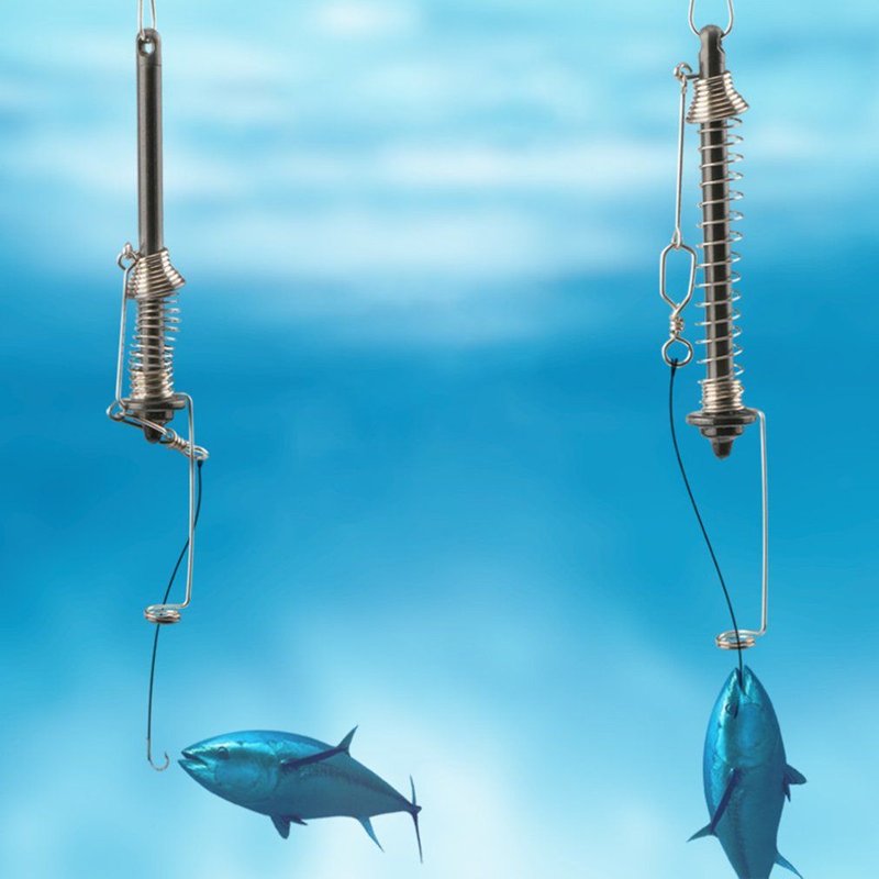 6 Nouveaux Types De Leurres De Pêche, Crochet De Pêche Automatique, Portable, Pleine Vitesse, Haute Élasticité, Crochet À Ressort, Rivière, Accessoires