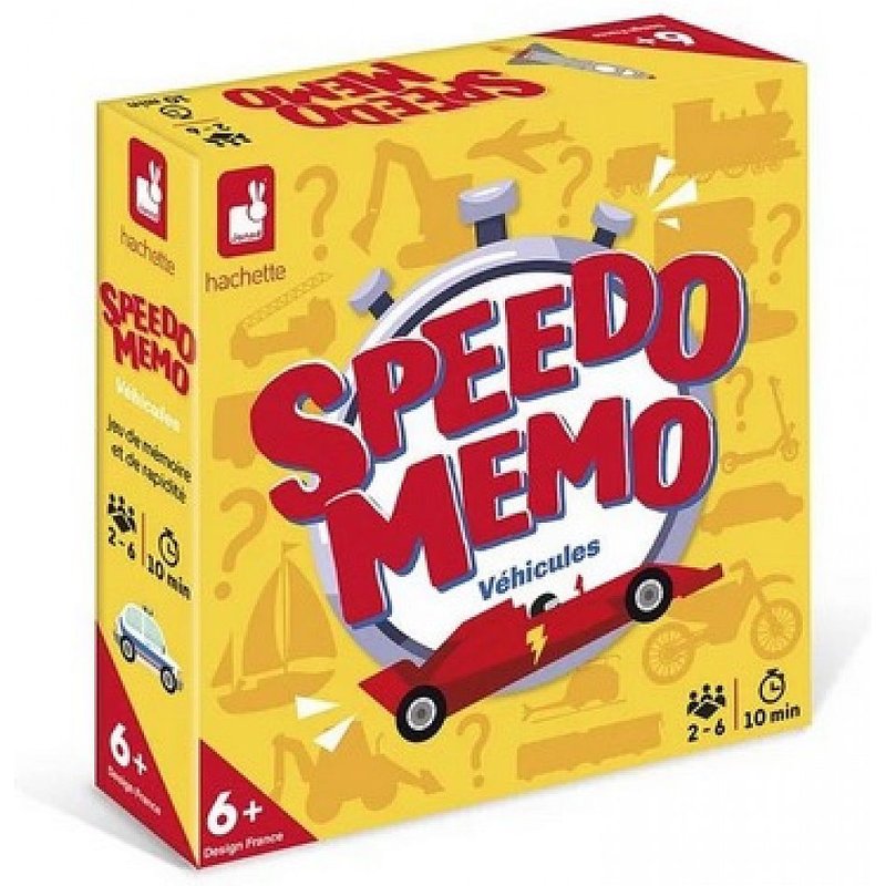 Jeu Speedo Memo Vehicules