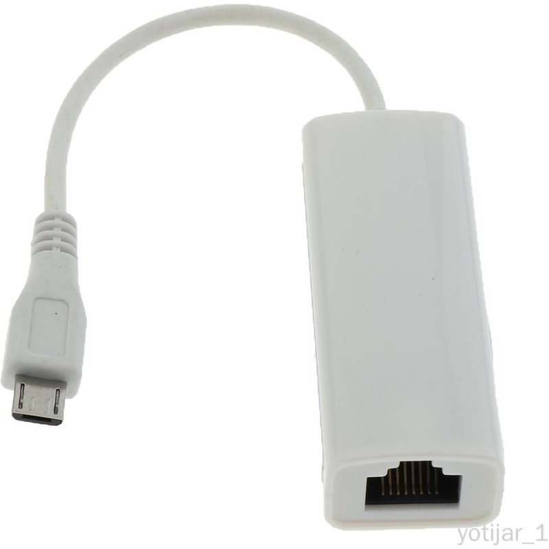 Adaptateur LAN réseau micro USB 2.0 vers Ethernet 100 Mbps