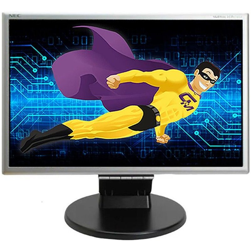 Ecran PC 22 NEC MultiSync LCD225WXM DVI VGA WideScreen 16:10 1680 x 1050