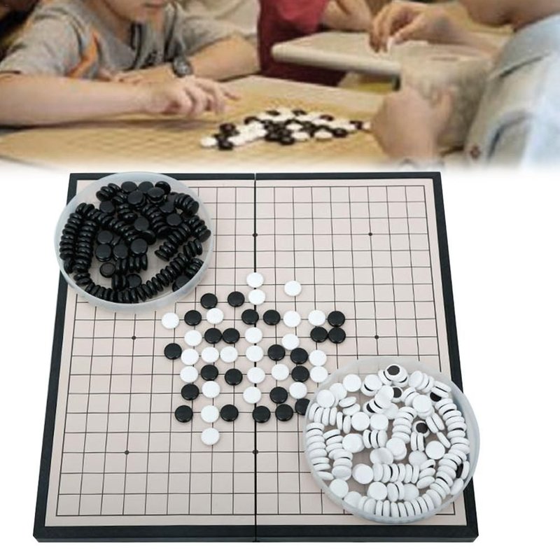 Jeu De Société De Stratégie Chinoise Classique Magnétique Go, Accessoires De Jeu De Société De Voyage En Famille, Jeu D'échecs Go 28.5x28.5cm