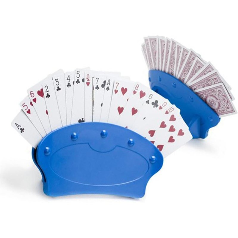 1/2/4pcs Poker Siège Carte À Jouer Supports Paresseux Base Jeu Organise Mains Facile Jouer Titulaire De La Carte De Jeu De Société Fournitures