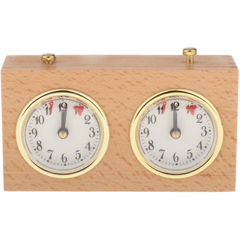 Horloge D'échecs Rétro Précise, Compte À Rebours Mécanique Pour Jeux De Société, 1x