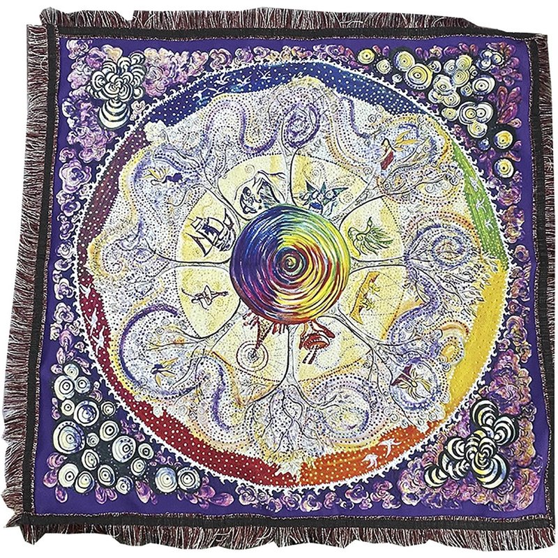 Nappe De Cartes De Tarot D'autel 60x60cm, Nappe De Jeu De Société, Cartes De Divination, Tapisserie De Table Pour Jouer Aux Cartes De Tarot