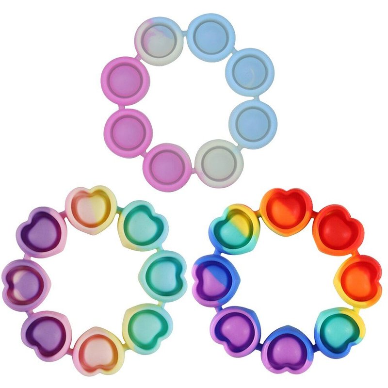 Bracelet À Bulles Sensorielles Anti-Stress, Jouet Relaxant, Pour Autisme, Soulage Les Besoins Spéciaux, Jeu De Société