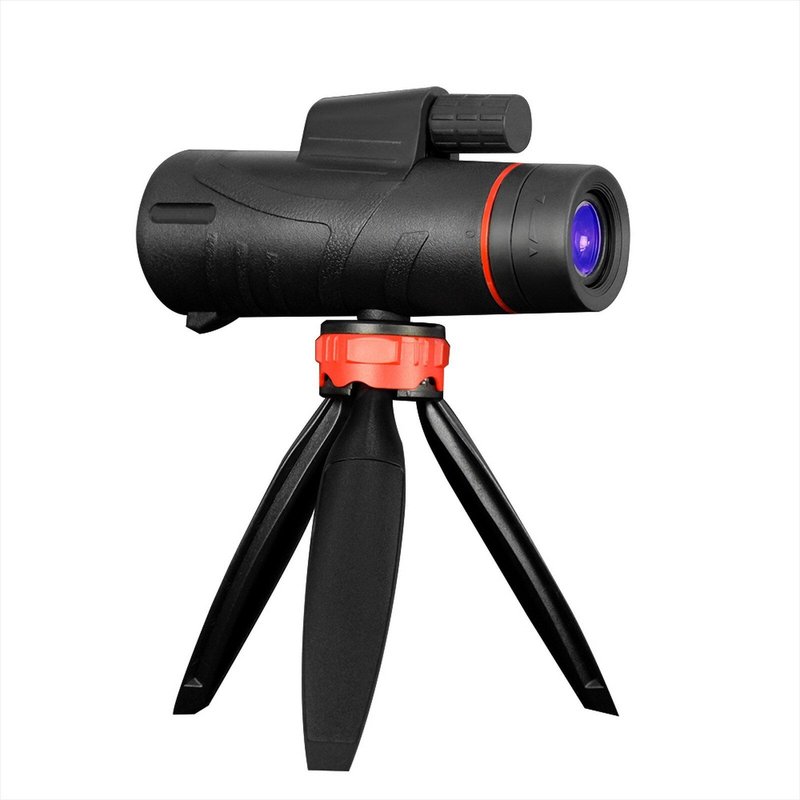 Télescope monoculaire 12x42 HD à grossissement nocturne, Portable, étanche, avec trépied et support de téléphone, pour Camping, voyage, chasse