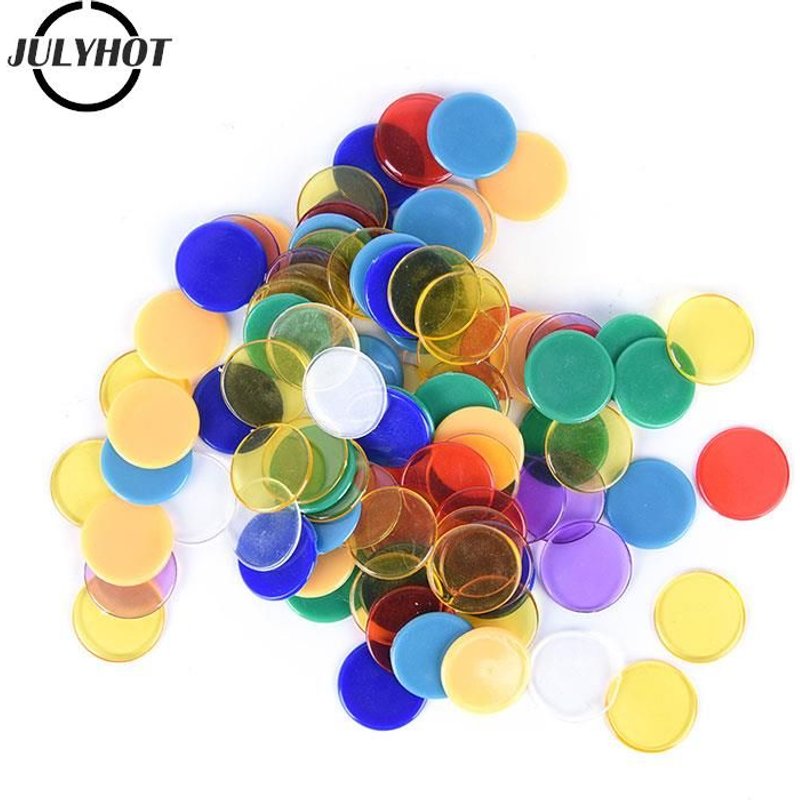 Jetons De Poker Multicolores En Plastique, 100 Cm, 1.5 Pièces, Pour S'amuser En Famille, Club, Carnaval