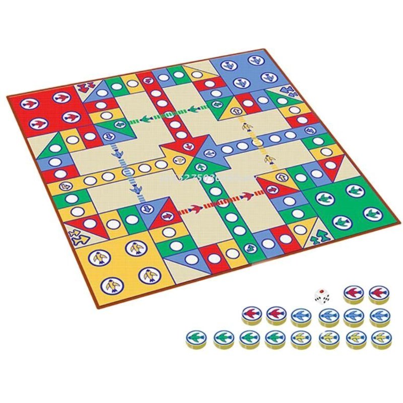 Tapis D'échecs Volant, Jeu Parent-Enfant, Tapis Rampant Pour Enfants, Tapis D'échecs D'avion, Jeu De Société De Fête, Ludo Moderne