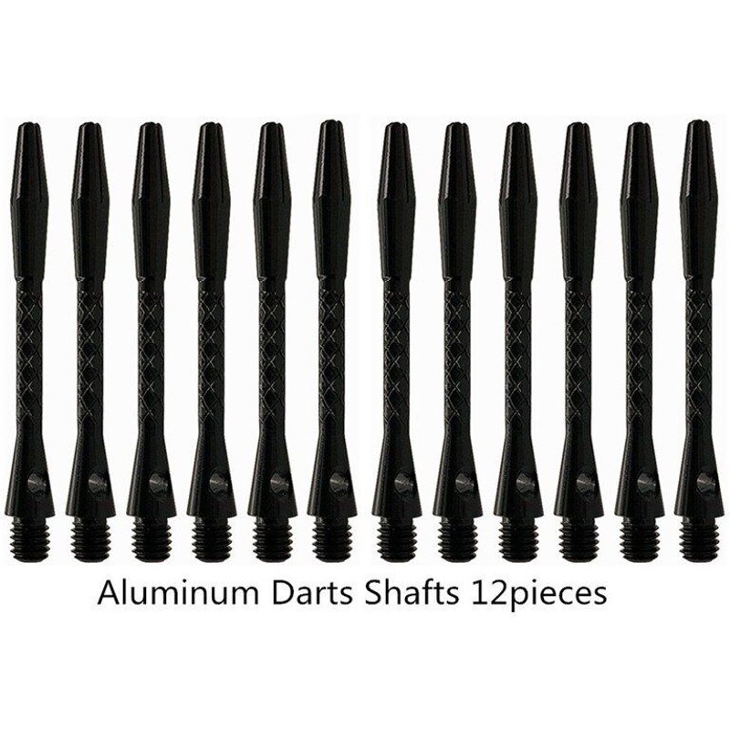 Manche de fléchettes en alliage d'aluminium antidérapant, accessoires durables de 45mm, 12 pièces