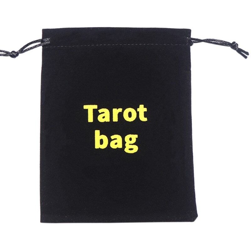 Nappe De Divination Pendule, Tapis De Cartes, Runes, Table D'autel, Jeu De Société, Sac De Flanelle À Cordon, Pochette De Rangement De Tarots