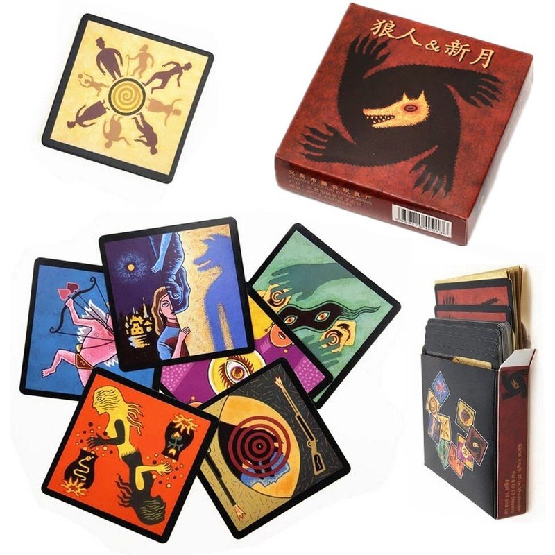 Jeu De Société Et Carte De Poker ""Tueur De Loup Garou"" Pour Fête, Divertissement Pour 3 À 10 Personnes