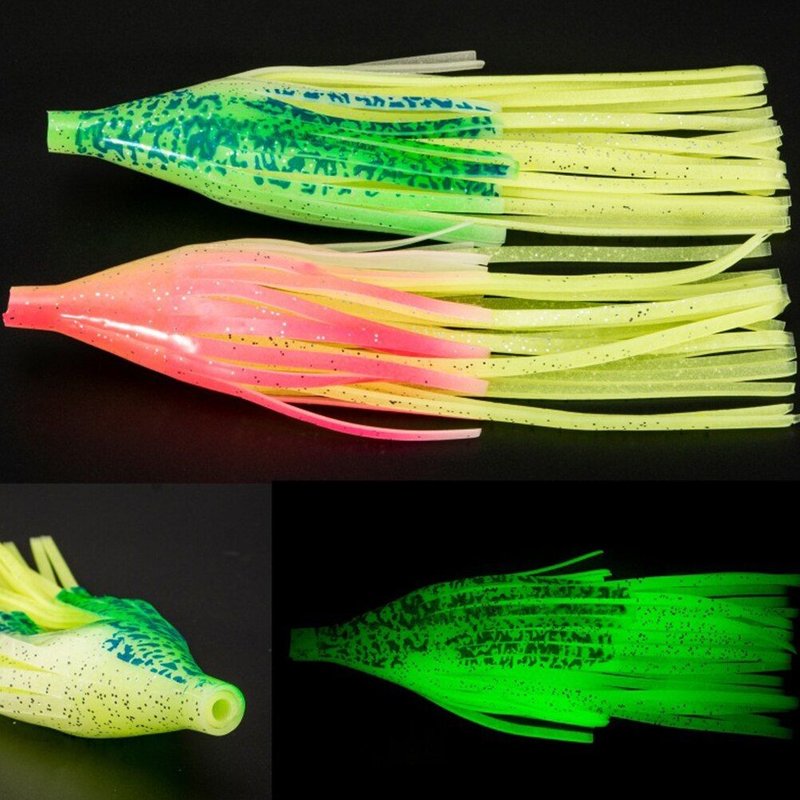 Appât Artificiel Souple En Pvc De 20cm, Faux Crankbait, Simulation Bionique Lumineuse De Poulpe