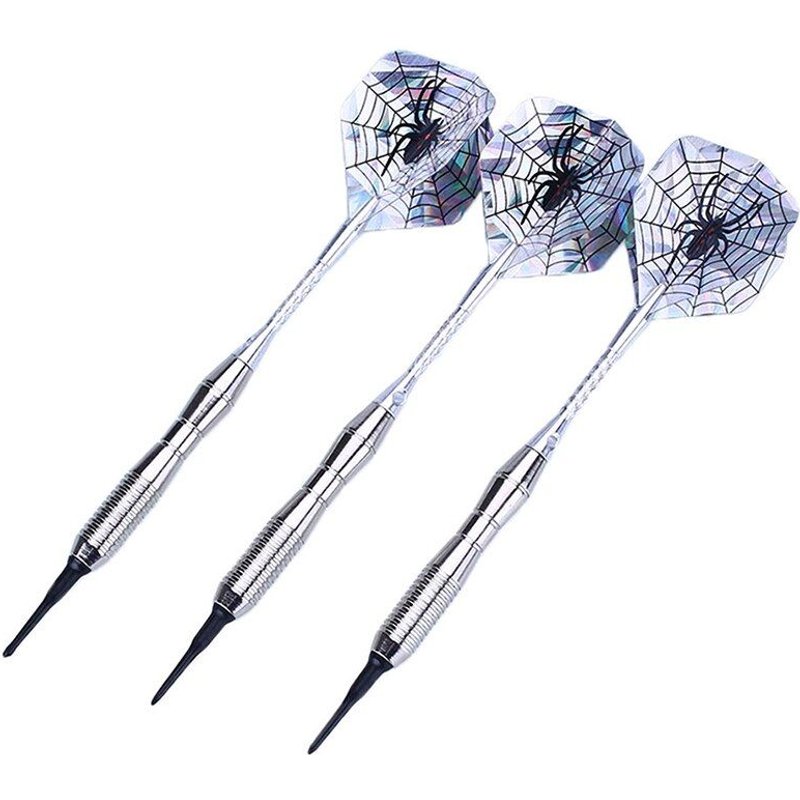 Fléchettes professionnelles à pointe souple 18g, jeu de sport d'intérieur, en forme d'araignée, 3 pièces