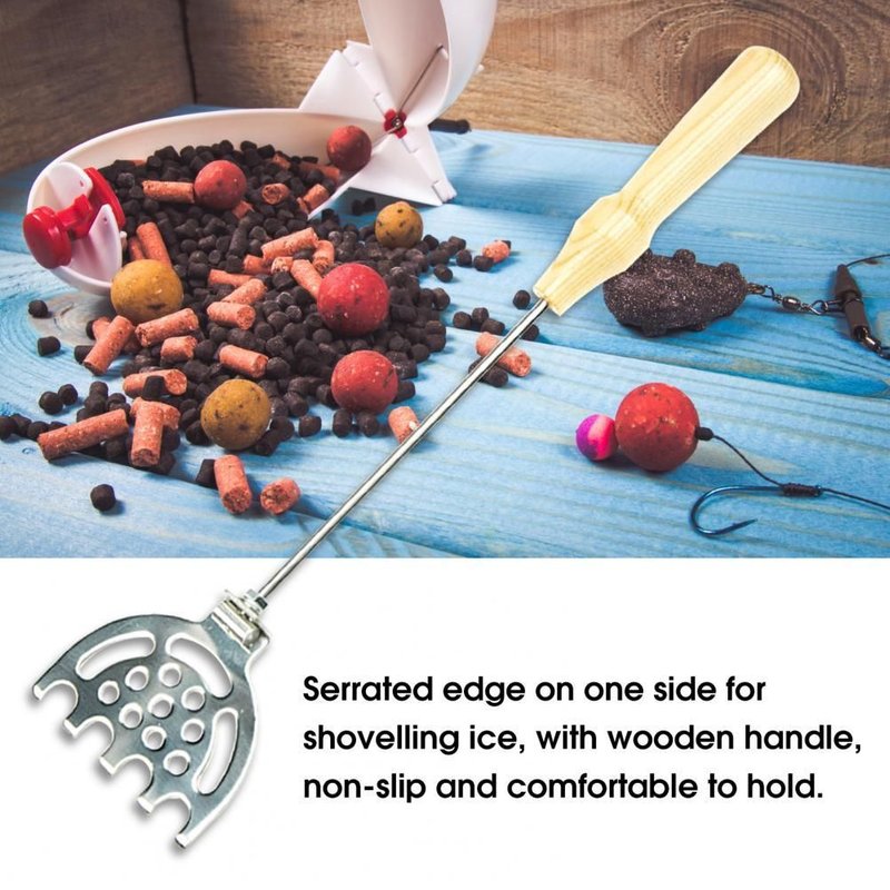 Pelle À Appât Portable Pratique, Pelle À Leurre À Crevettes 9 Trous Confortable À Tenir