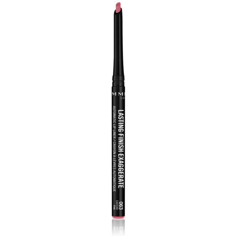 Rimmel Lasting Finish Exaggerate Crayon À Lèvres Automatique Teinte 063 Eastend Pink 0,25 G