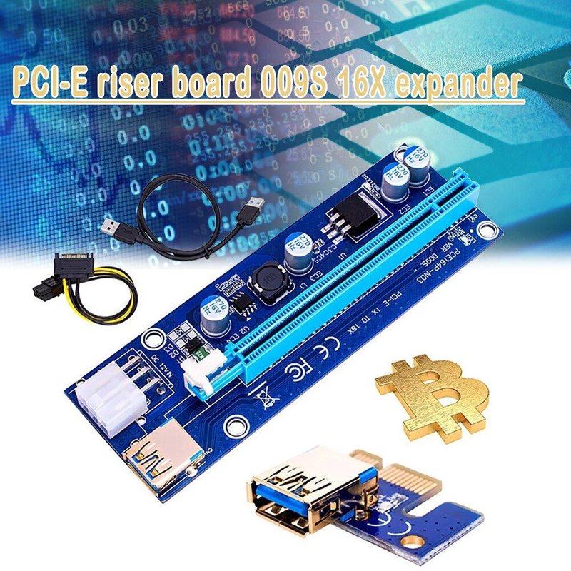 Câble adaptateur PCI-E Riser 009S 16X pour ordinateur, carte graphique USB 3.0