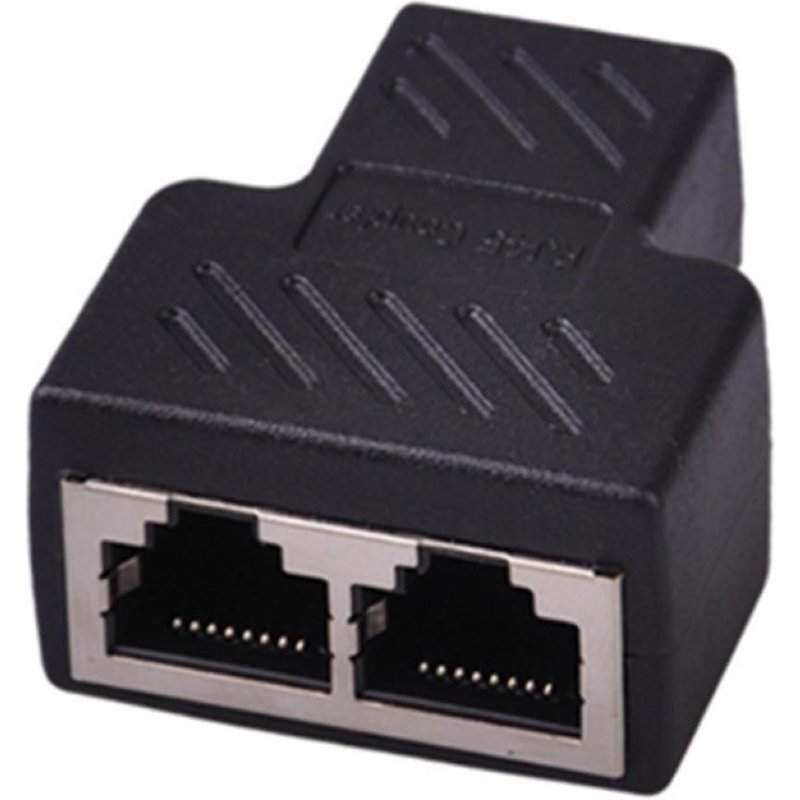 Adaptateur séparateur femelle RJ45 1 à 2 voies, connecteur de câble réseau Ethernet LAN