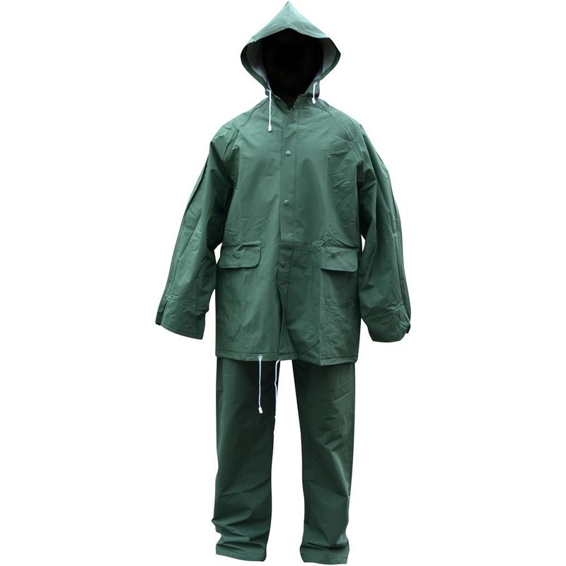 Ensemble de pluie - Veste et Pantalon BRUINE vert L