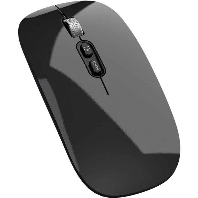 Souris de bureau sans fil BT5.1 + 2.4G, souris optique, un bouton, cadeau pour unisexe 101A