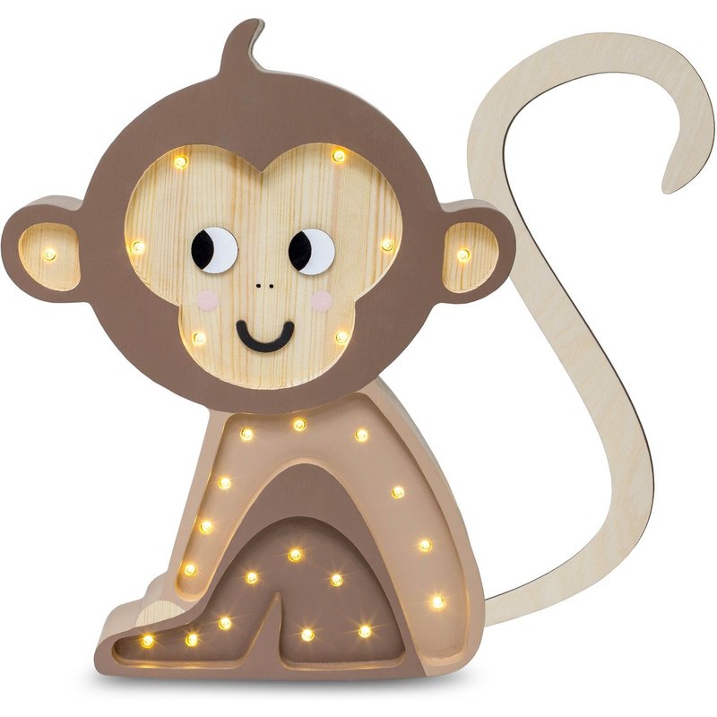 Lampe Veilleuse Singe Brun