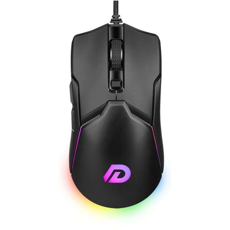 Souris de jeu exquise à 6 boutons, 6400DPI, éclairage RGB, pour ordinateur portable et de bureau, 101A