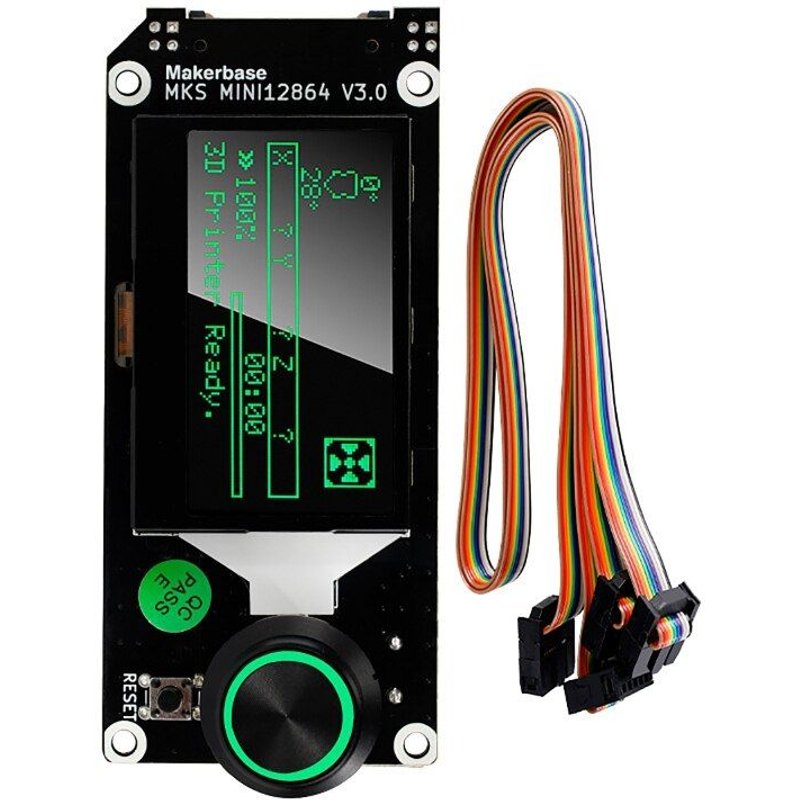 MINI écran LCD 12864 v3.0, 107x47, 5V, Support Marlin Robin, avec Support de carte SD, pour imprimante 3D, 101A