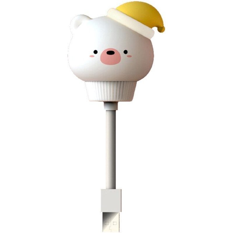 Veilleuse Led Usb Pour Enfants, Cadeau Mignon En Forme D'ourson Ou De Lapin, Luminaire Décoratif Idéal Pour La Chambre D'un Bébé, D'une Crèche Ou D'une Adolescente, 101a